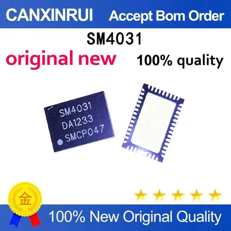 (5-100 pieces)Brand new original SM4031 QFN spot chip IC
(5-100 pieces)Brand new original SM4031 QFN spot chip IC
