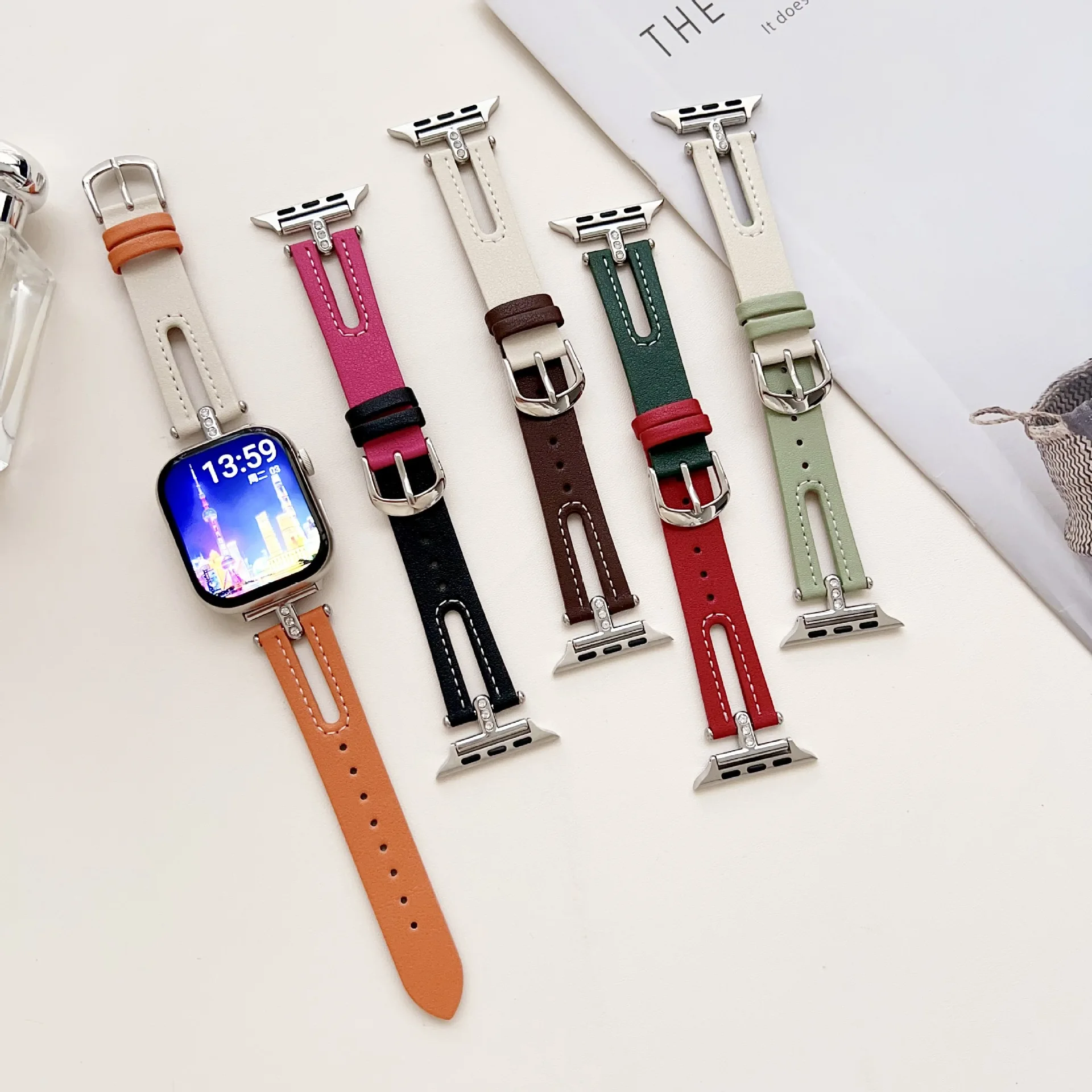 Leather Strap For Apple Watch Band 45mm 41mm 49mm 44mm 40mm 42mm Hollow Bracelet Wristband iWatch Series Ultra 8 7 6 5 4 SE band
Leather Strap For Apple Watch Band 45mm 41mm 49mm 44mm 40mm 42mm Hollow Bracelet Wristband iWatch Series Ultra 8 7 6 5 4 SE band