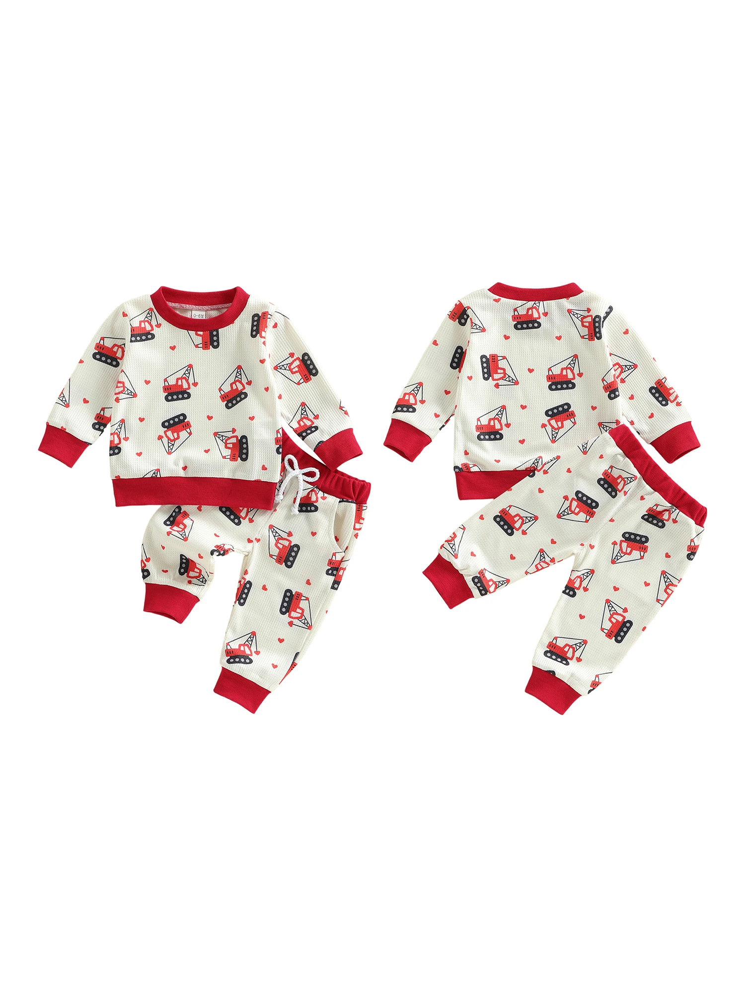 Toddler Boy Valentine’s Day Outfits Long Sleeve Dinosaur Print Hoodie Jogger Set Kids Clothing for Boys
Toddler Boy Valentine’s Day Outfits Long Sleeve Dinosaur Print Hoodie Jogger Set Kids Clothing for Boys