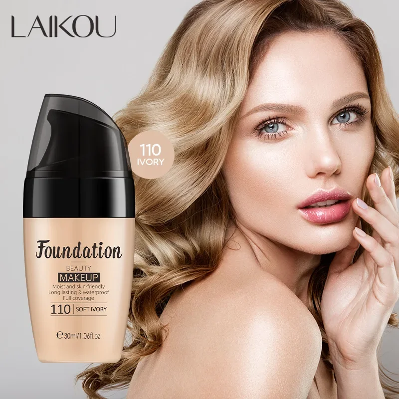 LAIKOU 30ml Liquid Foundation Waterproof Makeup High Coverage Concealer Long-lasting Cover Dark Circle Brighten Matte BB Cream
LAIKOU 30ml Liquid Foundation Waterproof Makeup High Coverage Concealer Long-lasting Cover Dark Circle Brighten Matte BB Cream