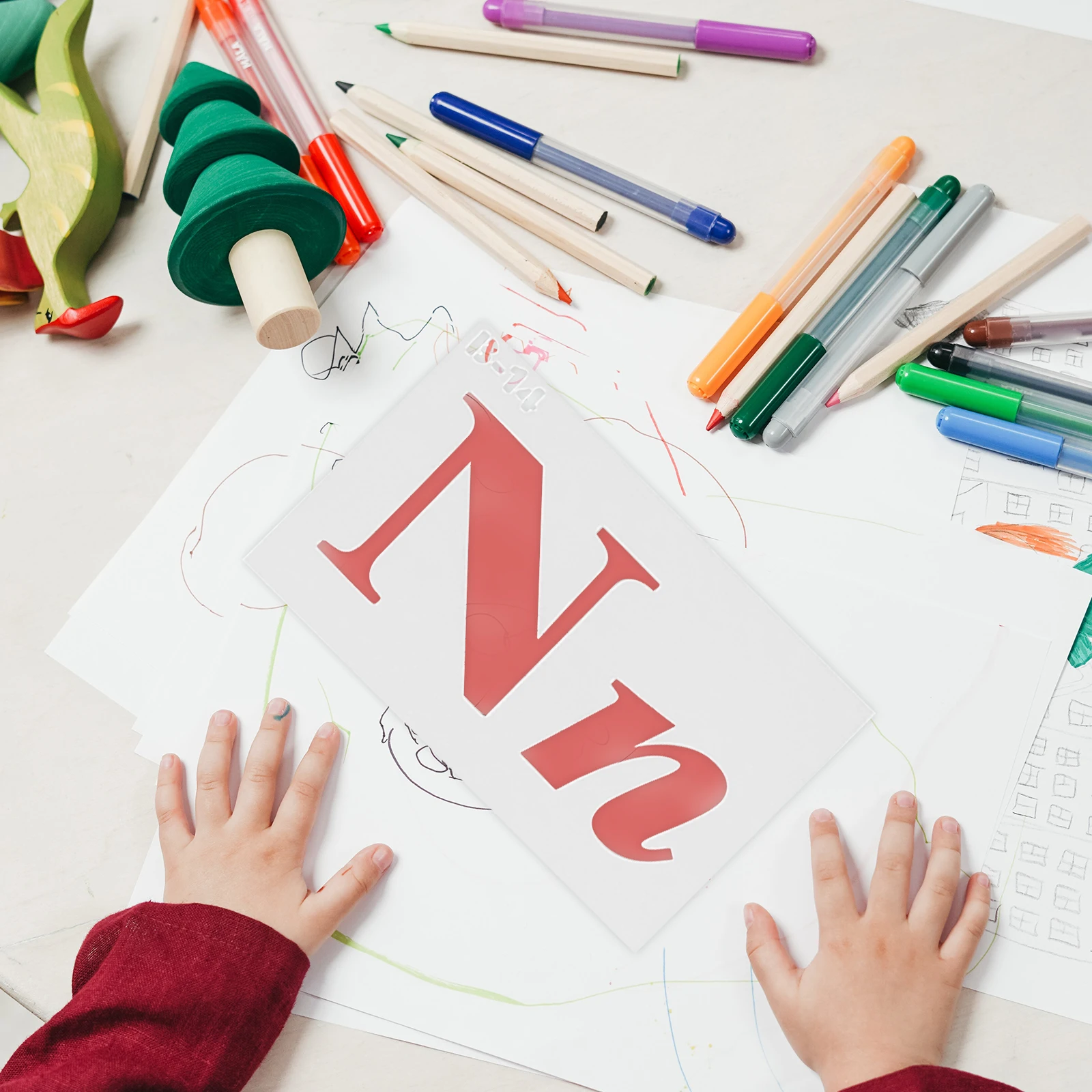 40pcs Alphabet Graffiti Template Hollow Stencils Painting Wood Canvas Calligraphy Letters Symbols Numbers Plastic A5
40pcs Alphabet Graffiti Template Hollow Stencils Painting Wood Canvas Calligraphy Letters Symbols Numbers Plastic A5