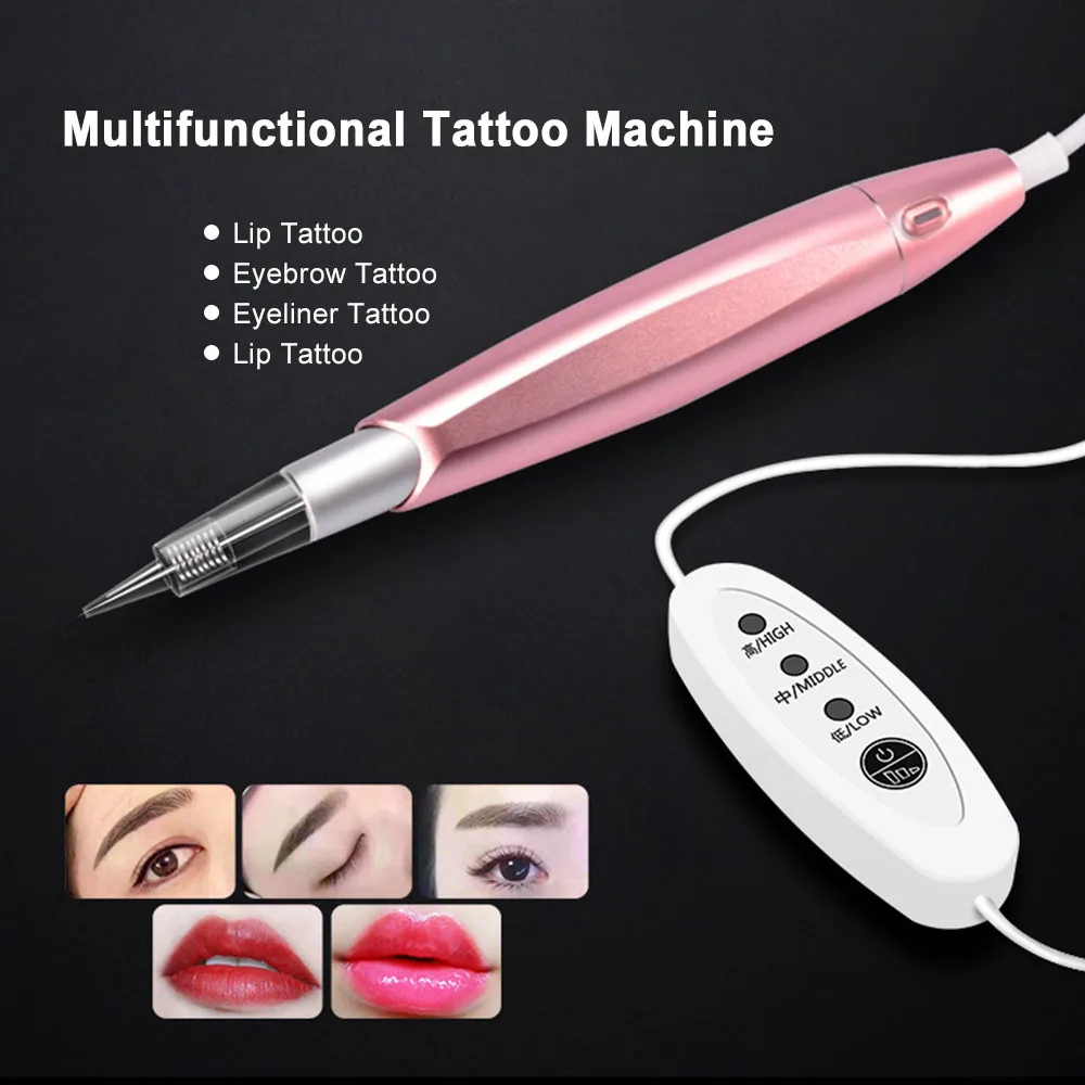 Professional Eyebrow Tattoo Microblading Pen Semi-Permanent Tattoo Machine Device Lip Makeup Eyebrow Lip Rotary Tattoo gun
Professional Eyebrow Tattoo Microblading Pen Semi-Permanent Tattoo Machine Device Lip Makeup Eyebrow Lip Rotary Tattoo gun