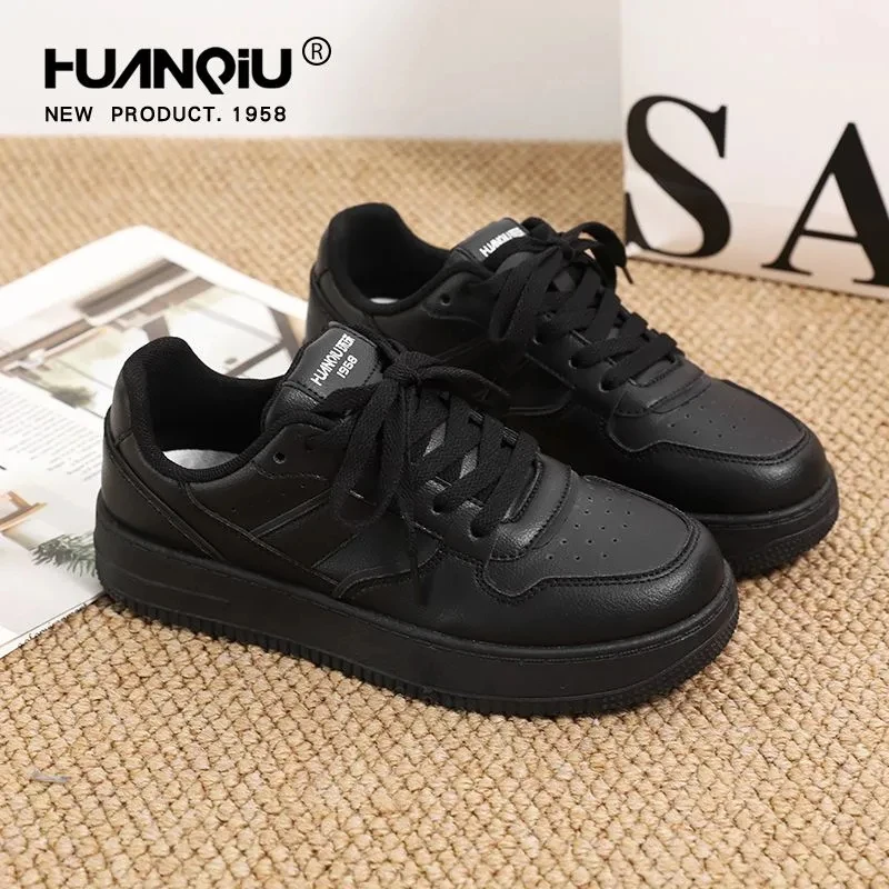 HuanQiu Women's Shoes Spring and Autumn 2026 New Skateboard Shoes for Women Flats Lace-up Breathable Casual Female Sneakers
HuanQiu Women's Shoes Spring and Autumn 2026 New Skateboard Shoes for Women Flats Lace-up Breathable Casual Female Sneakers