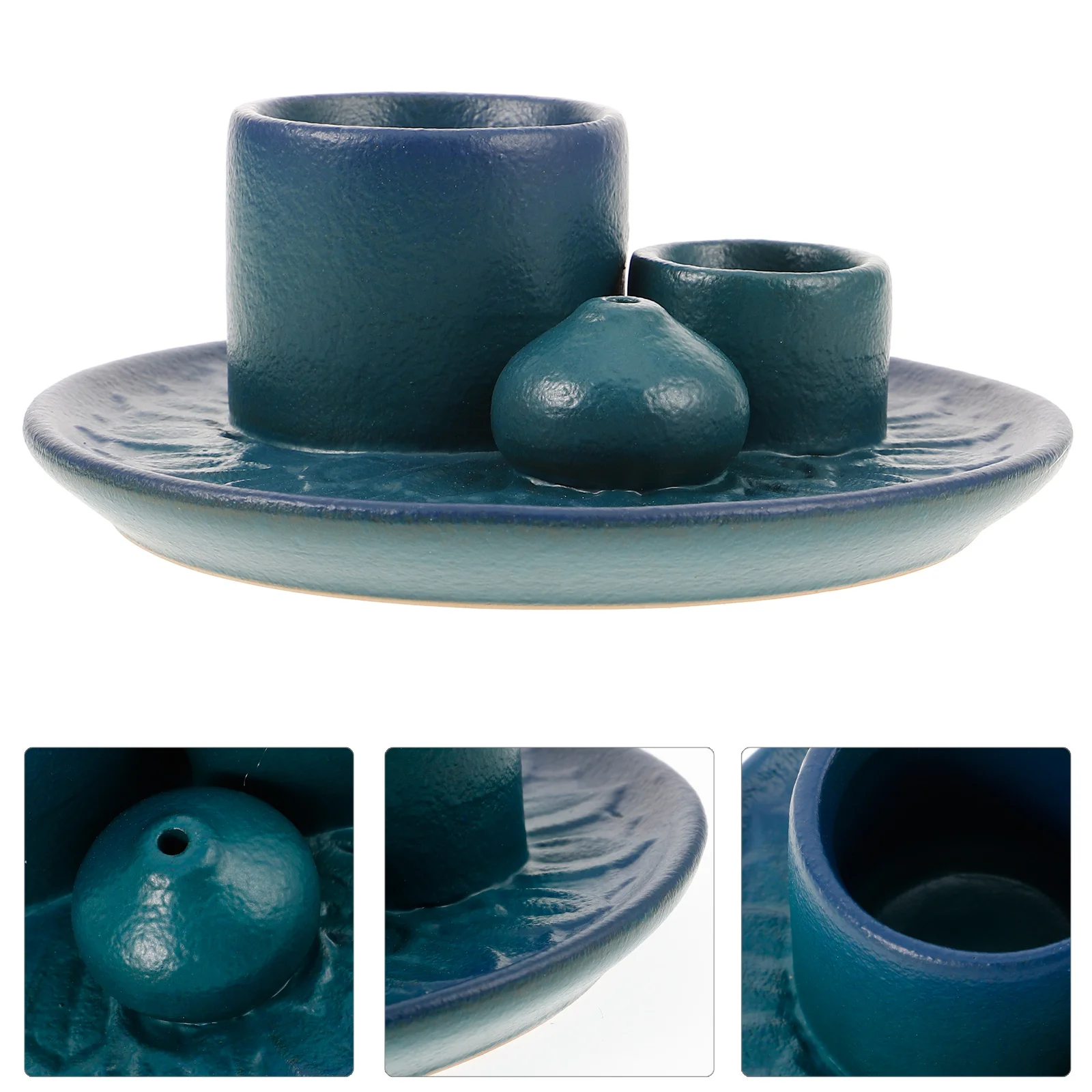 Sage Incense Holder Ceramic Stable Burner Desktop Decor Purifying Smudging Stick Holder Portable Aromatherapy Fragrance Burner 
Sage Incense Holder Ceramic Stable Burner Desktop Decor Purifying Smudging Stick Holder Portable Aromatherapy Fragrance Burner
