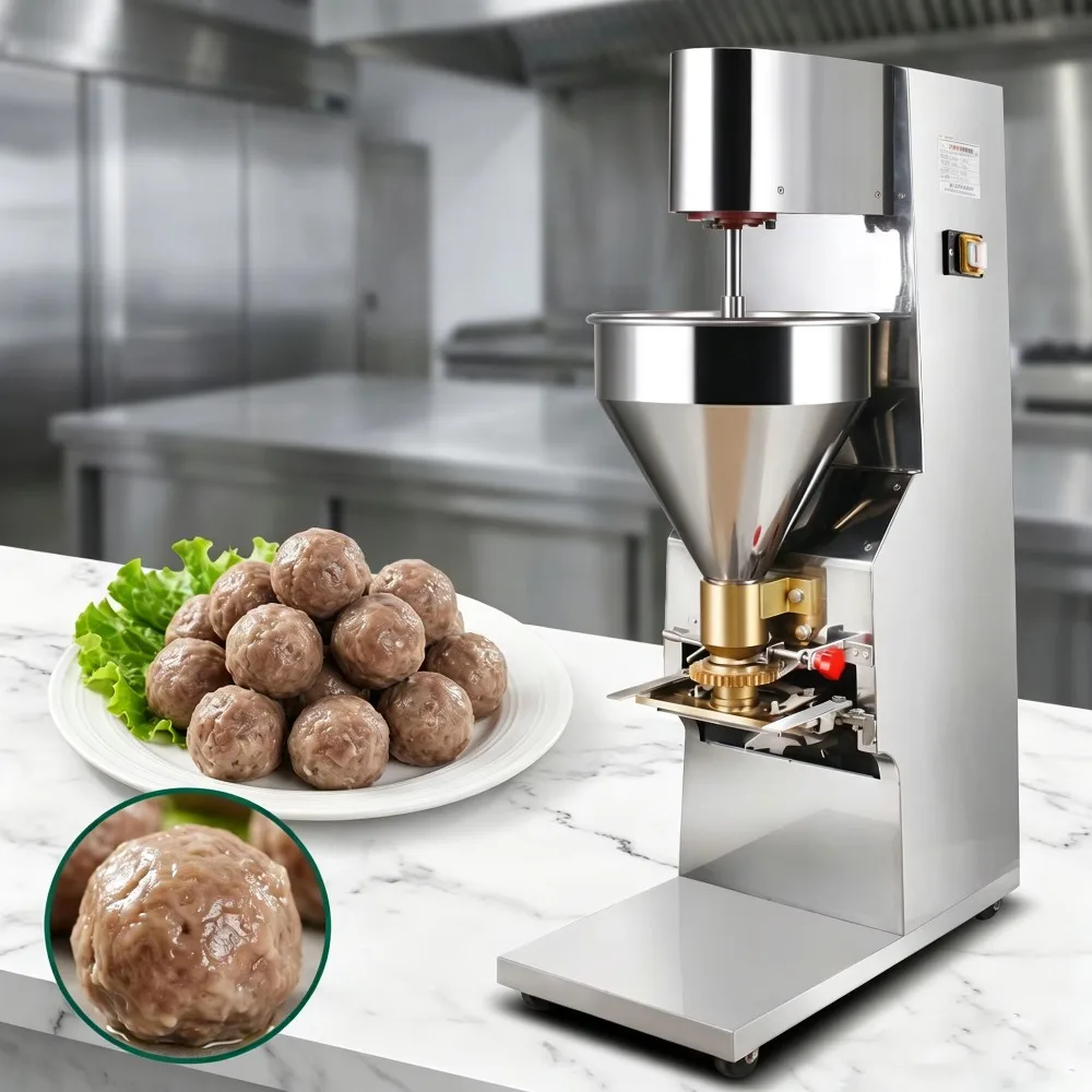 Commercial Meatball Forming Machine Automatic, Multi Purpose Stainless Steel Fish Pork Beef Ball Maker Equipment High Output
Commercial Meatball Forming Machine Automatic, Multi Purpose Stainless Steel Fish Pork Beef Ball Maker Equipment High Output