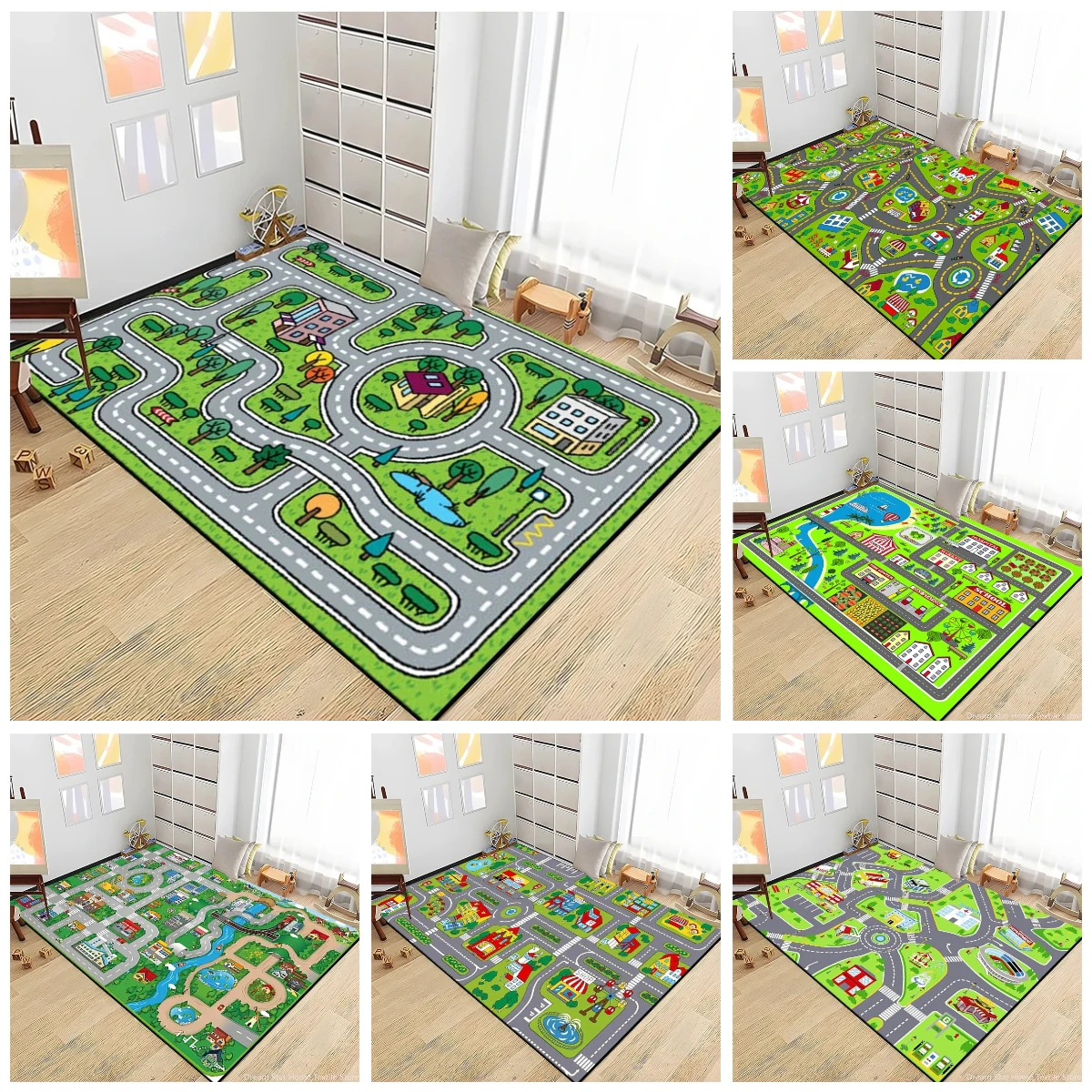 Road Traffic System Carpet Children's Education Play Mat Urban Life Learning Rugs for Bedroom Game Room Baby Nursery Floor Mat
Road Traffic System Carpet Children's Education Play Mat Urban Life Learning Rugs for Bedroom Game Room Baby Nursery Floor Mat