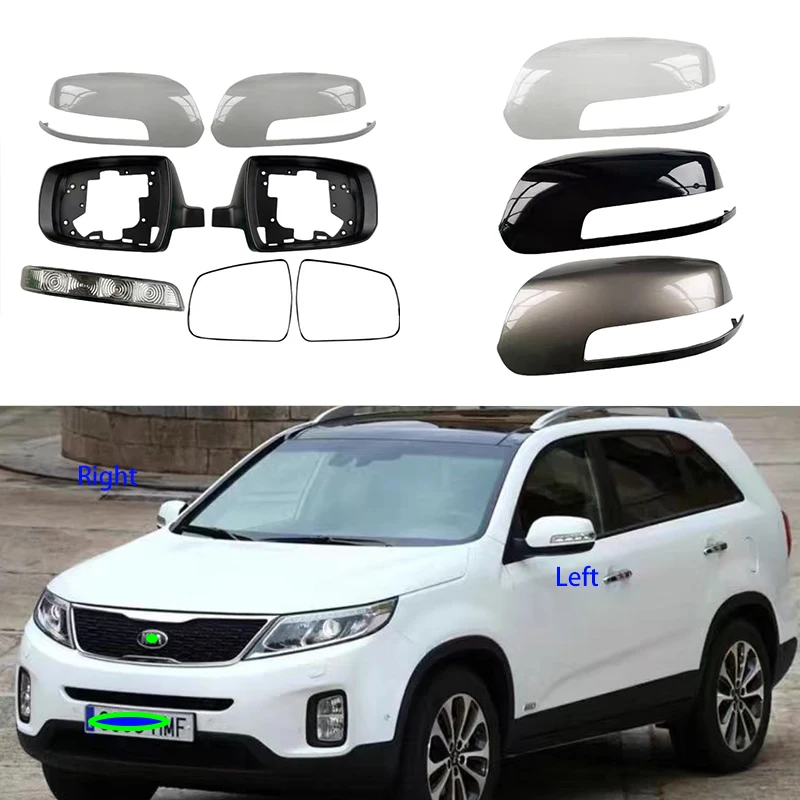 For Kia Sorento 2009 2010 2011 2012 2013 2014 (Not for US models) car Side Mirror Rearview Mirror Lens Frame Cover
For Kia Sorento 2009 2010 2011 2012 2013 2014 (Not for US models) car Side Mirror Rearview Mirror Lens Frame Cover