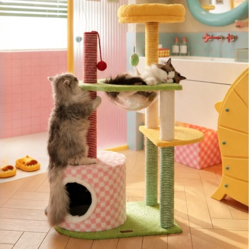 Modern Cat Tower Multi-Level Climbing Wall Ladder Cat Tower Luxury Villa Accessories Supplies Tiragraffi Gatto Things For Cats
Modern Cat Tower Multi-Level Climbing Wall Ladder Cat Tower Luxury Villa Accessories Supplies Tiragraffi Gatto Things For Cats