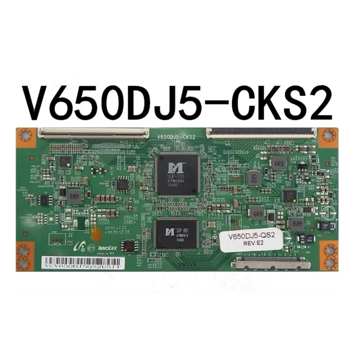 Совершенно новая обновленная версия платы Tcon 4K до 2K V650DJ5-CKS2 для экрана V500/V650/V580DJ4-QE1
Совершенно новая обновленная версия платы Tcon 4K до 2K V650DJ5-CKS2 для экрана V500/V650/V580DJ4-QE1