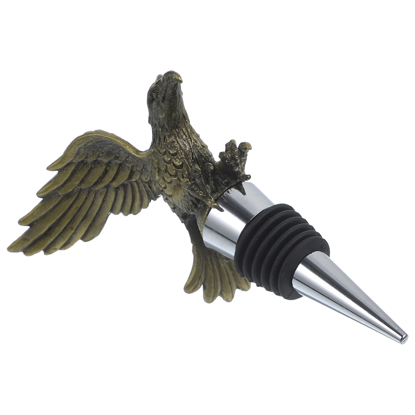 Eagle Head Bottle Stopper Zinc Alloy Sealer Reusable Plug for Glass Bottles Keeping Fresh Long Term Bottle Stoppers 
Eagle Head Bottle Stopper Zinc Alloy Sealer Reusable Plug for Glass Bottles Keeping Fresh Long Term Bottle Stoppers
