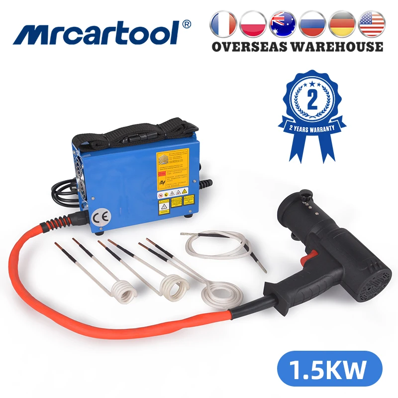 MRCARTOOL DIH-1500W Portable Flameless Induction Heater 220V Air Cooling metallic material Steel Heater Repair Tools
MRCARTOOL DIH-1500W Portable Flameless Induction Heater 220V Air Cooling metallic material Steel Heater Repair Tools