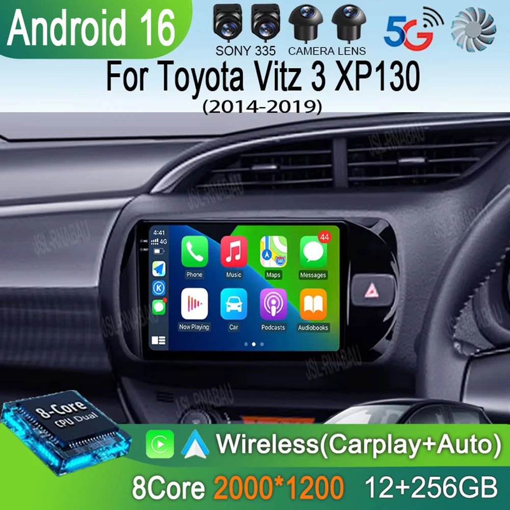 Автомагнитола Android 16 Carplay для Toyota Vitz 3 XP130 2014-2019: Мультимедийный Видеоплеер, Навигация GPS, Стереосистема
Автомагнитола Android 16 Carplay для Toyota Vitz 3 XP130 2014-2019: Мультимедийный Видеоплеер, Навигация GPS, Стереосистема