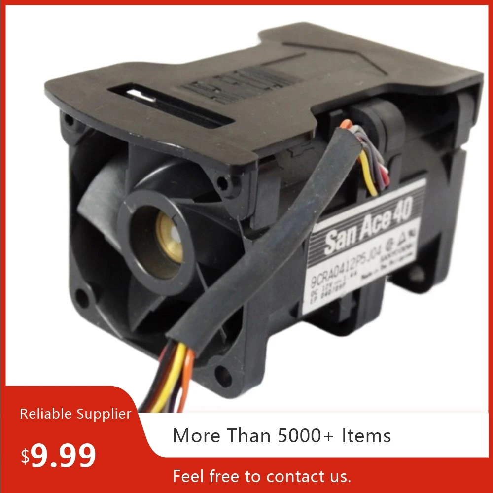 For Sanyo 40mm Fan 9CRA0412P5J04, 12V, 1.4A, 40x40x56mm. High-Speed Cooling for Servers, RC Car Booster
For Sanyo 40mm Fan 9CRA0412P5J04, 12V, 1.4A, 40x40x56mm. High-Speed Cooling for Servers, RC Car Booster