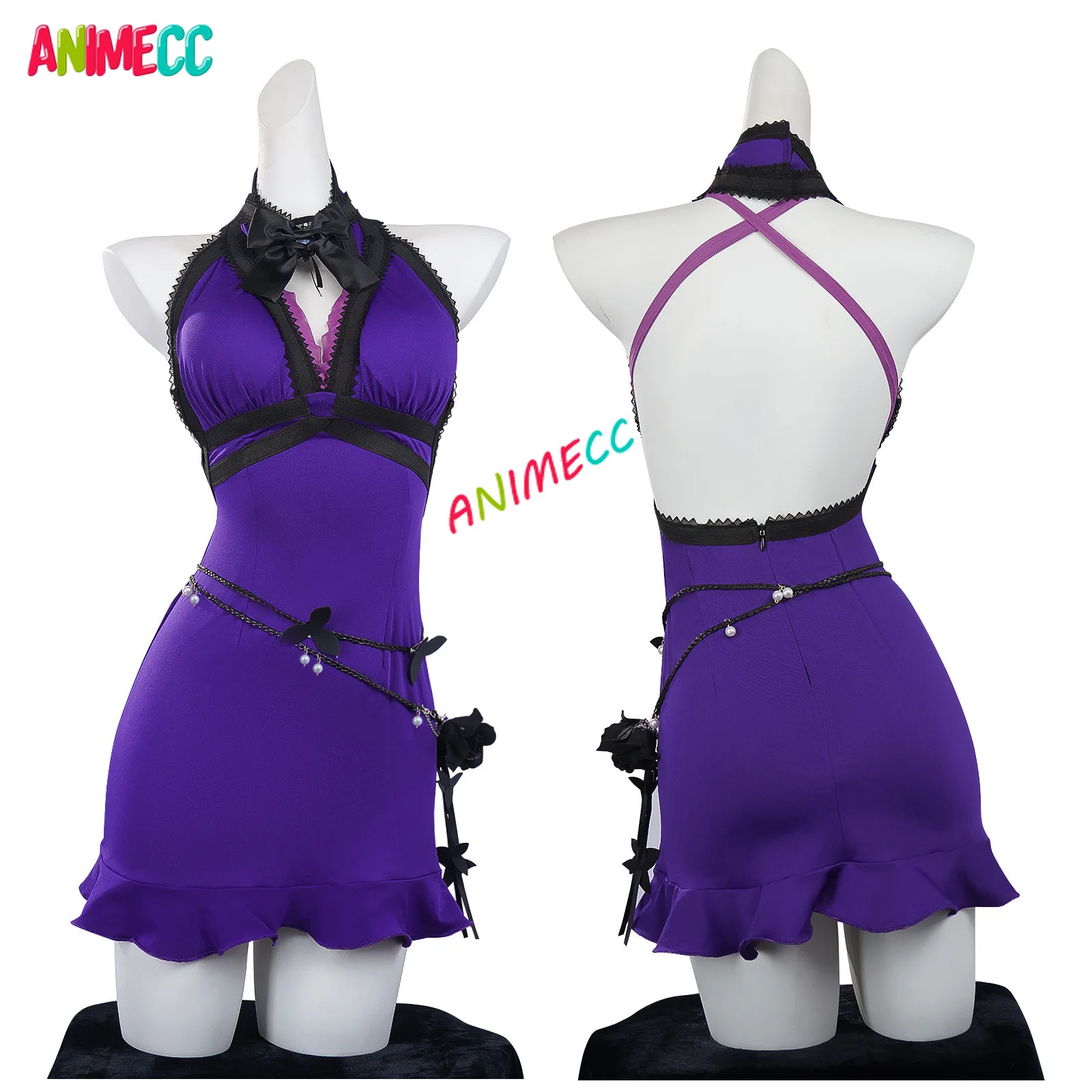 ANIMECC in Stock Tifa Ff7 Cosplay Gama Final Fantasyy Sexy Purple Evening Dress Wig Halloween Carnival Christmas Suit for Women
ANIMECC in Stock Tifa Ff7 Cosplay Gama Final Fantasyy Sexy Purple Evening Dress Wig Halloween Carnival Christmas Suit for Women