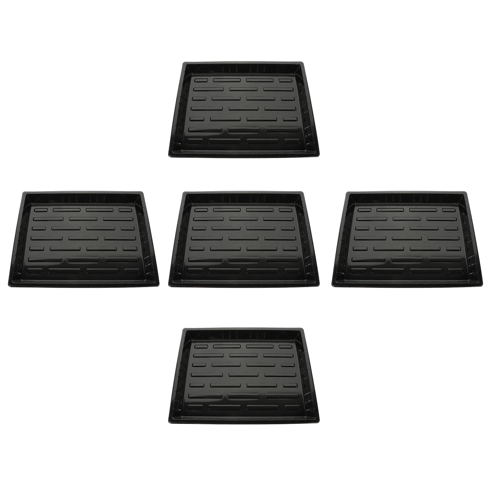5pcs Tray Bottom Bracket Black Small Size No Holes Nursery Trays Nursery Sowing Tray Without Holes Gardening Plant Sprouting
5pcs Tray Bottom Bracket Black Small Size No Holes Nursery Trays Nursery Sowing Tray Without Holes Gardening Plant Sprouting