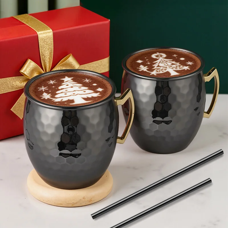 New Milk Coffee Mug Cocktail Wine Cup Moscow Mule Mug 550ml Stainless Steel Hammered Beer Cup Coffee Bar Drinkware for Ramadan
New Milk Coffee Mug Cocktail Wine Cup Moscow Mule Mug 550ml Stainless Steel Hammered Beer Cup Coffee Bar Drinkware for Ramadan