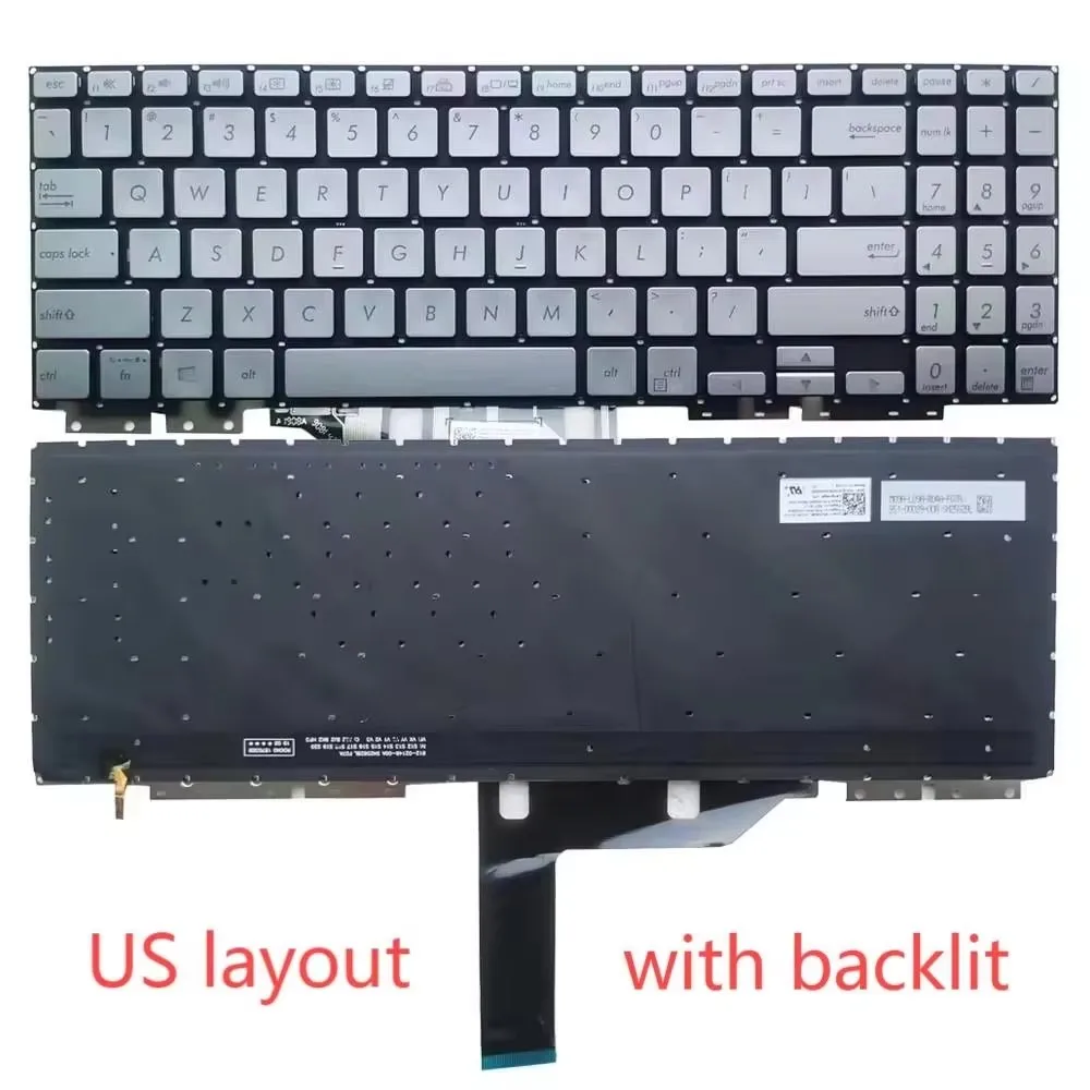 UX562 Клавиатура с подсветкой США для Asus ZenBook Flip 15 UX562 UX562F UX562fa UX562fac UX562fd UX562fdx UX562ug серебристый
UX562 Клавиатура с подсветкой США для Asus ZenBook Flip 15 UX562 UX562F UX562fa UX562fac UX562fd UX562fdx UX562ug серебристый