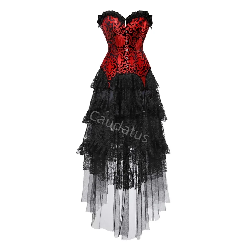 Corsets and Bustiers Dress Plus Size Flower Print Bridal Bustier Corset Push Up Victorian Vintage Corselet Overbust Burlesque
Corsets and Bustiers Dress Plus Size Flower Print Bridal Bustier Corset Push Up Victorian Vintage Corselet Overbust Burlesque