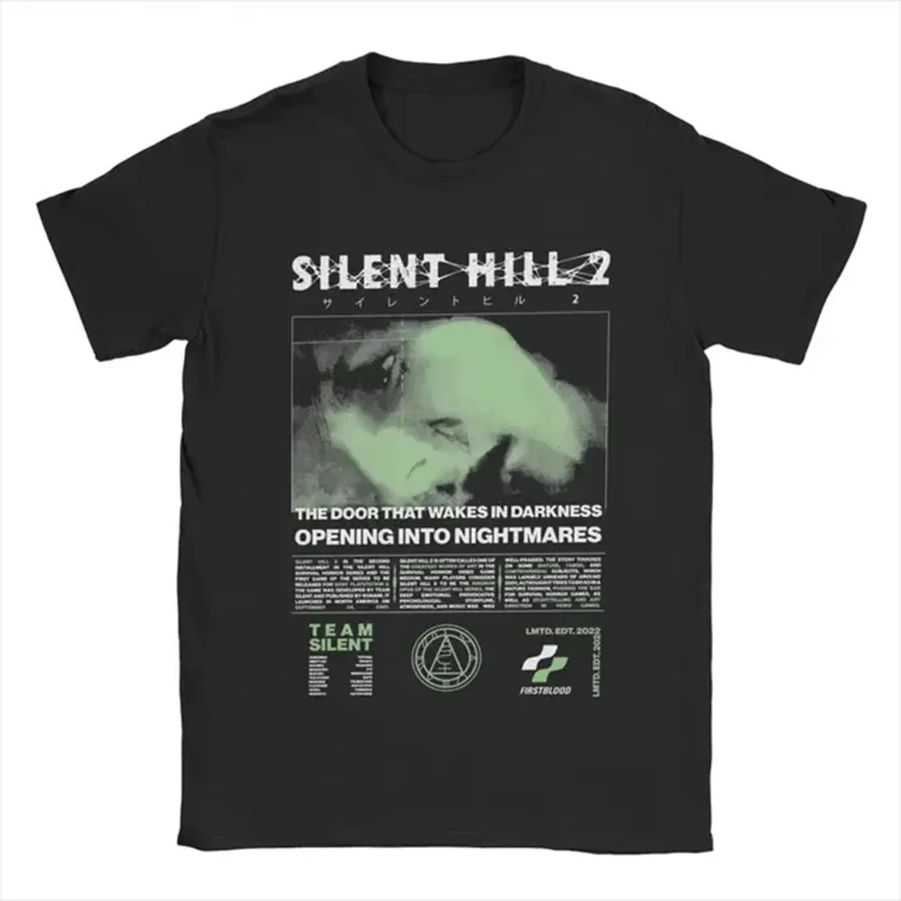 2025 Hot Sale Men Women Silent Hill 2 Printed T Shirts Cotton Clothing Casual Short Sleeve Round Neck Tee Shirt Adult T-Shirts
2025 Hot Sale Men Women Silent Hill 2 Printed T Shirts Cotton Clothing Casual Short Sleeve Round Neck Tee Shirt Adult T-Shirts