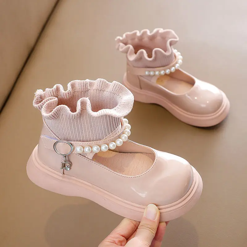 2022 Toddler Girls Children Leather Shoes Fashion PU Leather Flats Crystal Princess Party Shoes for girls From 1~10 Years
2022 Toddler Girls Children Leather Shoes Fashion PU Leather Flats Crystal Princess Party Shoes for girls From 1~10 Years