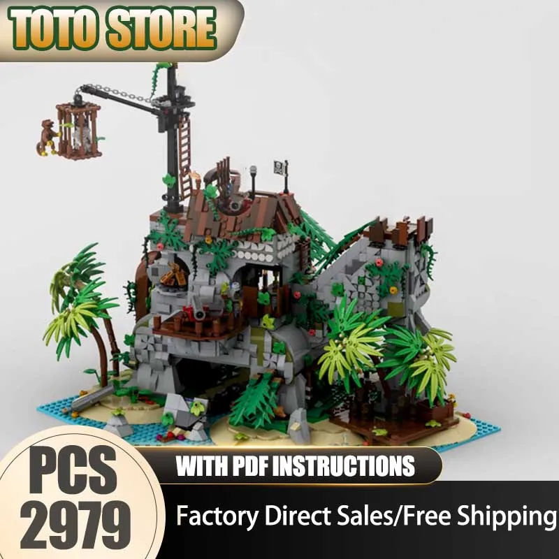 Pirate Fortress Model Moc Building Blocks Modular Forbidden Island Model Technology Brick Assembly Construction Toy Holiday
Pirate Fortress Model Moc Building Blocks Modular Forbidden Island Model Technology Brick Assembly Construction Toy Holiday
