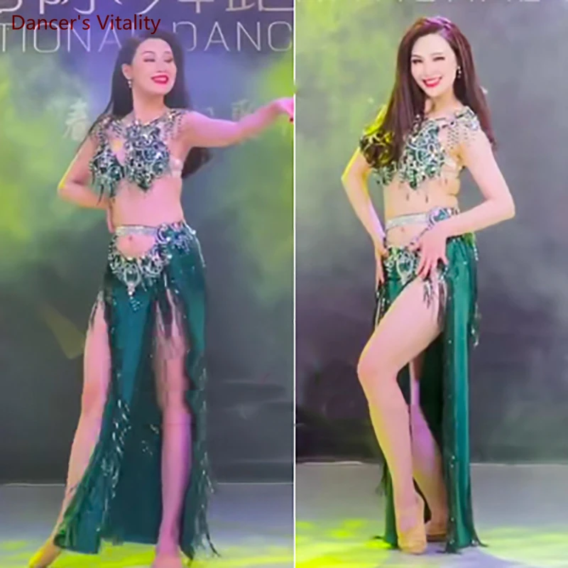 Belly Dance Performance Costumes Set Cusomized Adult Children Bellydancing Competition Clothes Suit Oriental Dance Clothing
Belly Dance Performance Costumes Set Cusomized Adult Children Bellydancing Competition Clothes Suit Oriental Dance Clothing