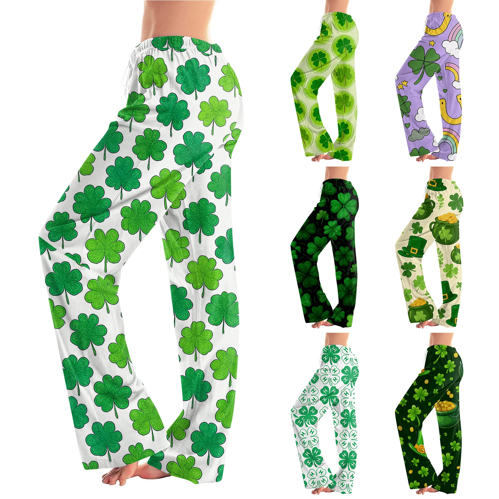 Женские пижамные штаны на день Святого Патрика, зеленая пижама, мягкие пижамные штаны с эластичной резинкой на талии, осенне-зимние пижамные штаны, домашние штаны для сна
Женские пижамные штаны на день Святого Патрика, зеленая пижама, мягкие пижамные штаны с эластичной резинкой на талии, осенне-зимние пижамные штаны, домашние штаны для сна