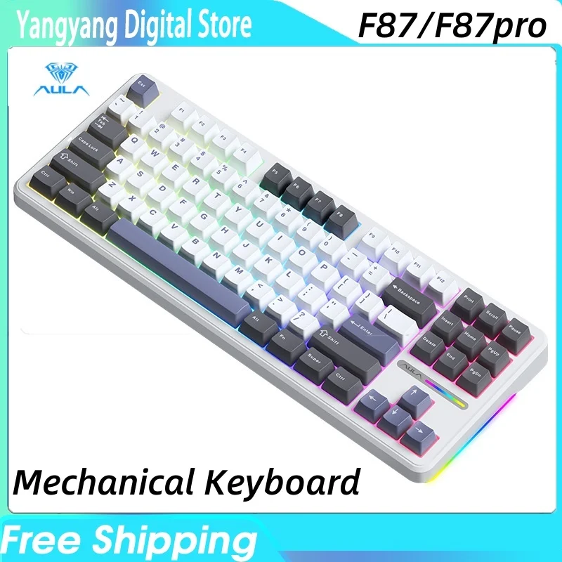 Aula F87pro, Customization, Pbt,87key,long Endurance,gasket Structure, Mechanical Keyboard, Three-mode Keyboard,for Small Hands
Aula F87pro, Customization, Pbt,87key,long Endurance,gasket Structure, Mechanical Keyboard, Three-mode Keyboard,for Small Hands