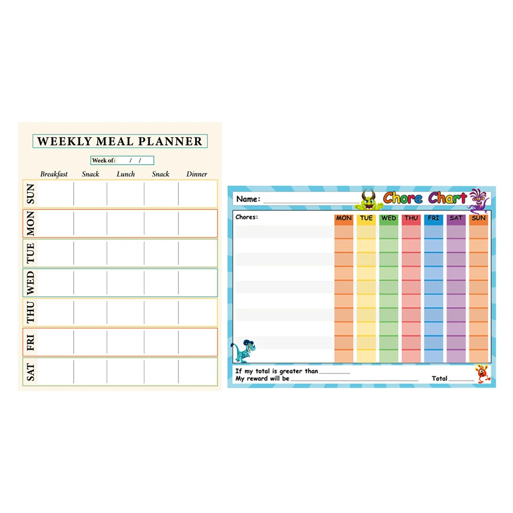 2pcs Selfadhesive Stickers DryErase Charts for Wall KidsRoom School Reusable PVC Cartoon Reward Chart Teaching
2pcs Selfadhesive Stickers DryErase Charts for Wall KidsRoom School Reusable PVC Cartoon Reward Chart Teaching