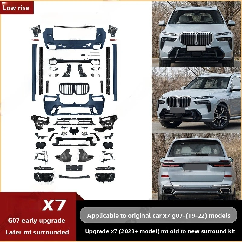 X7 G07 19-22 Upgrade to 2023+ MT Style Full Body Kit Front Bumper Grille Side Skirts
X7 G07 19-22 Upgrade to 2023+ MT Style Full Body Kit Front Bumper Grille Side Skirts