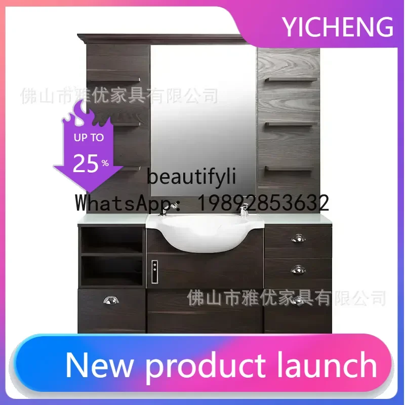 Barber Shop Dressing Table Retro Hair Salon Mirror with Shampoo Basin Hairdressing Dressing Table One
Barber Shop Dressing Table Retro Hair Salon Mirror with Shampoo Basin Hairdressing Dressing Table One