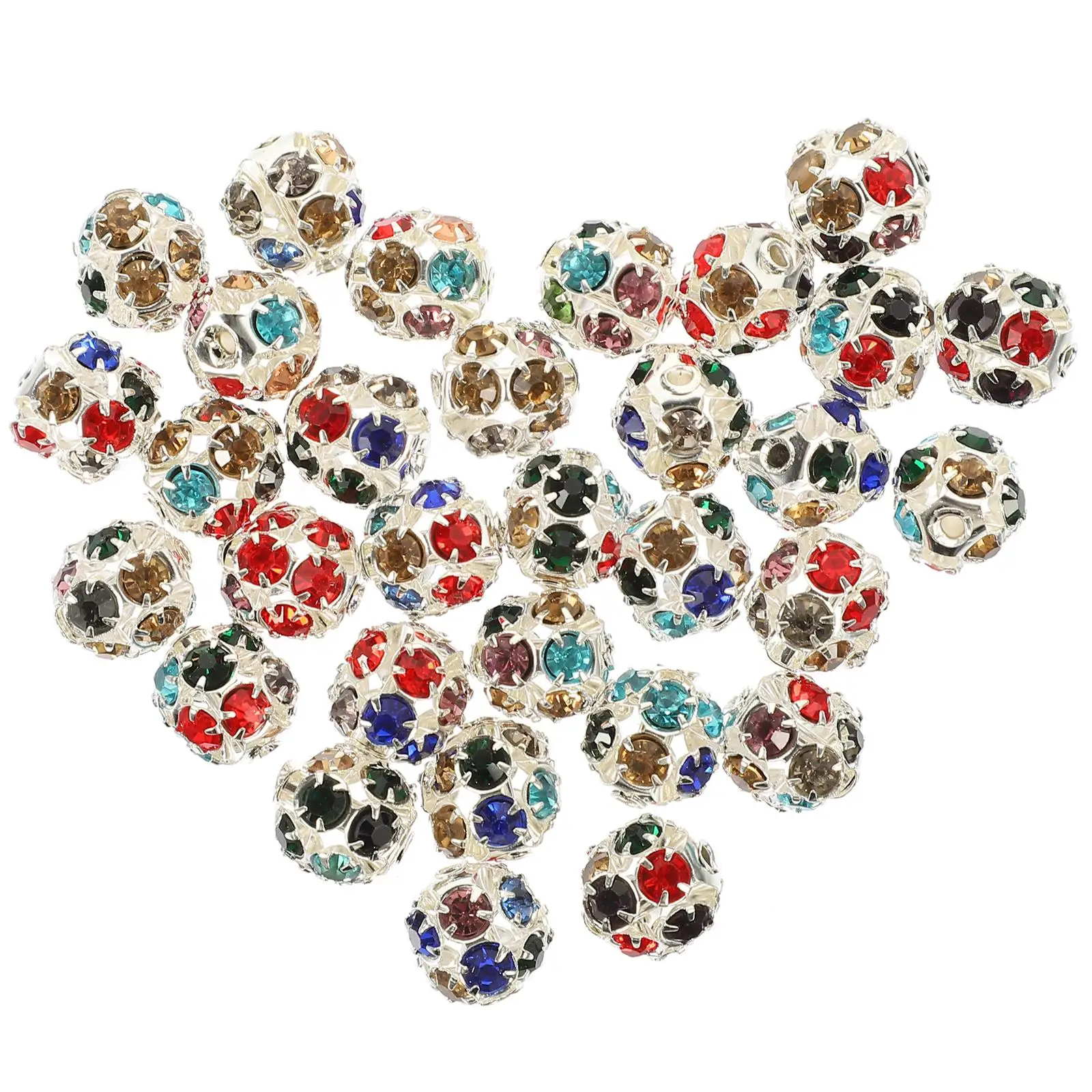 90 Pcs Spacer Beads Rhinestone Jewelry Crafts DIY Making Supplies Necklace Bracelet Decorative Spacer Beads Gifts
90 Pcs Spacer Beads Rhinestone Jewelry Crafts DIY Making Supplies Necklace Bracelet Decorative Spacer Beads Gifts