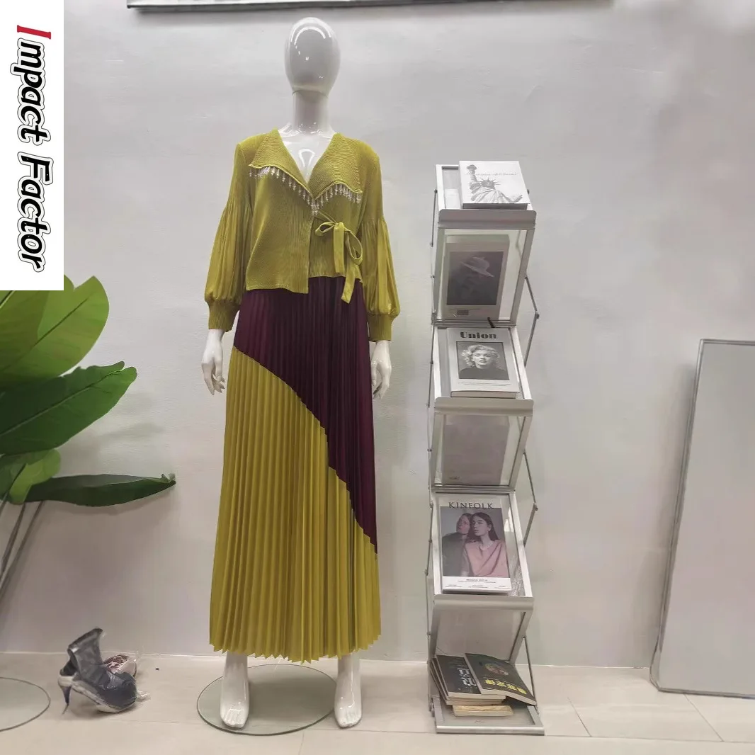 Miyake Pleated Dress 2025 Spring New Lapel Fashion Medium and Long Waist Thin Pleated Skirt Children
Miyake Pleated Dress 2025 Spring New Lapel Fashion Medium and Long Waist Thin Pleated Skirt Children