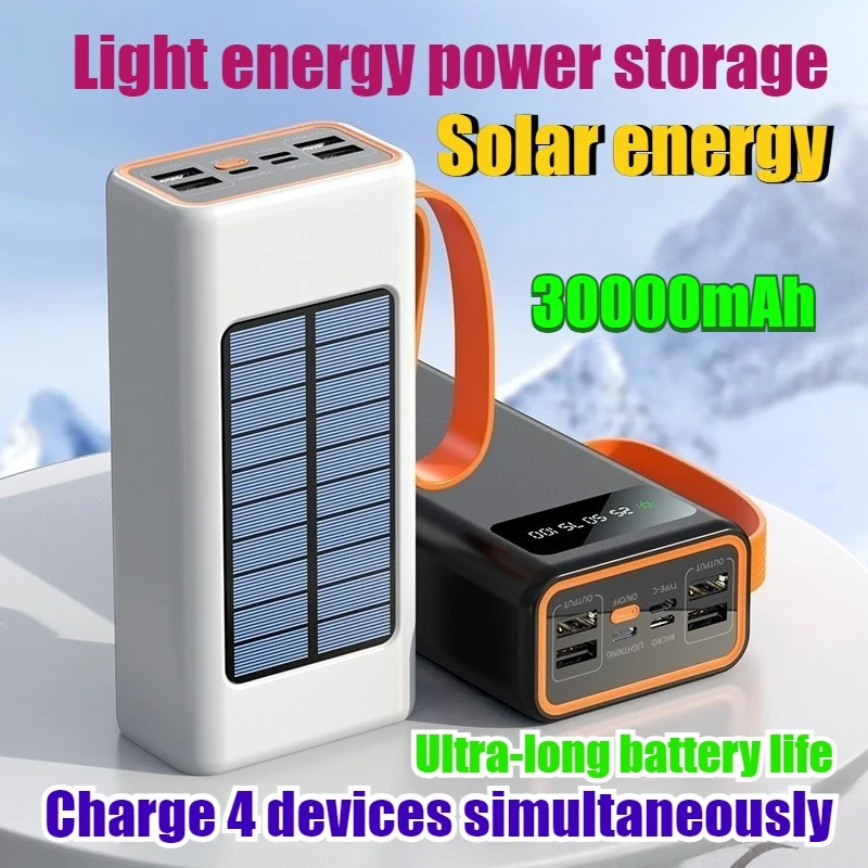 90000mAh Fast Charging Power Bank Large Capacity Solar Portable Mobile Power for Outdoor Live Streaming and Camping
90000mAh Fast Charging Power Bank Large Capacity Solar Portable Mobile Power for Outdoor Live Streaming and Camping