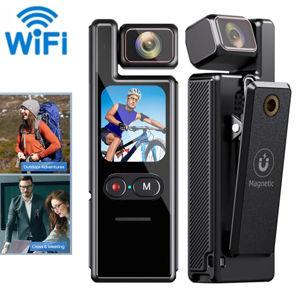 Магнитная мини-камера Wi-Fi, стабилизация гироскопа, корпусная камера 4K, водонепроницаемая экшн-камера, видеокамеры с автоматическим откидным объективом для верховой езды, запись в путешествиях
Магнитная мини-камера Wi-Fi, стабилизация гироскопа, корпусная камера 4K, водонепроницаемая экшн-камера, видеокамеры с автоматическим откидным объективом для верховой езды, запись в путешествиях