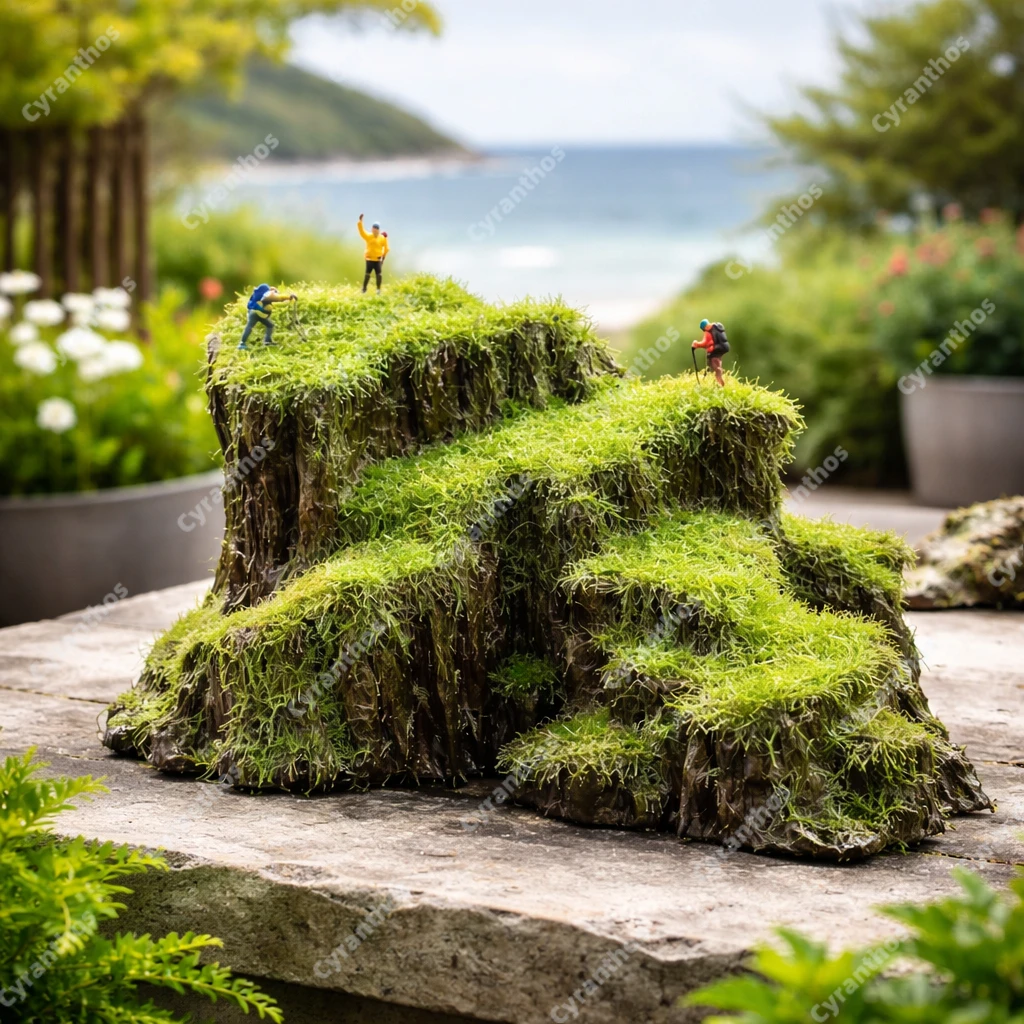 Handmade Faroe Islands Rockery Diorama Realistic Moss Mountain for Aquascaping Fish Tank Garden Decor Solid material - 37cm/31cm
Handmade Faroe Islands Rockery Diorama Realistic Moss Mountain for Aquascaping Fish Tank Garden Decor Solid material - 37cm/31cm