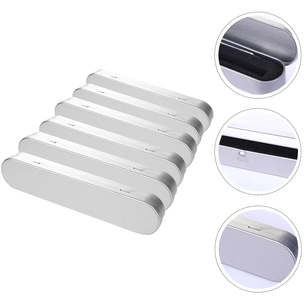 6 Pcs Display Box Student Lead Pencils Clear Tinplate Storage for Pens Accessories
6 Pcs Display Box Student Lead Pencils Clear Tinplate Storage for Pens Accessories
