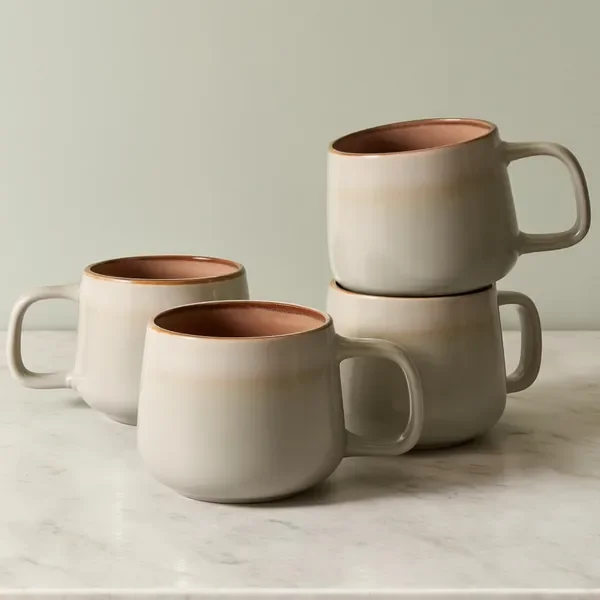 Small Ceramic Coffee Mugs Set of 4 | 8 oz Stoneware Coffee Cups | Lead-Free, Non-Toxic | Microwave
Small Ceramic Coffee Mugs Set of 4 | 8 oz Stoneware Coffee Cups | Lead-Free, Non-Toxic | Microwave
