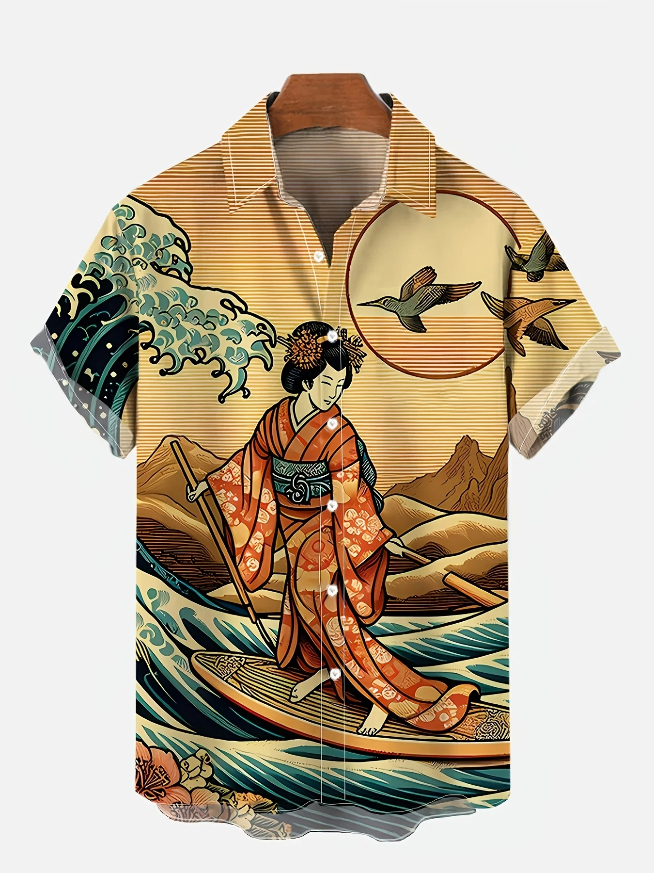 Hawaiian Style Fresh Coconut Print Men's Short-sleeved Fashion Shirt Men's Summer Outdoor Vacation Fashion Short-sleeved Shirt
Hawaiian Style Fresh Coconut Print Men's Short-sleeved Fashion Shirt Men's Summer Outdoor Vacation Fashion Short-sleeved Shirt