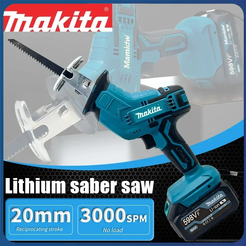 Аккумуляторная сабельная пила Makita ML-505, электрическая цепная пила, портативный электроинструмент для резки дерева, металла и труб
Аккумуляторная сабельная пила Makita ML-505, электрическая цепная пила, портативный электроинструмент для резки дерева, металла и труб