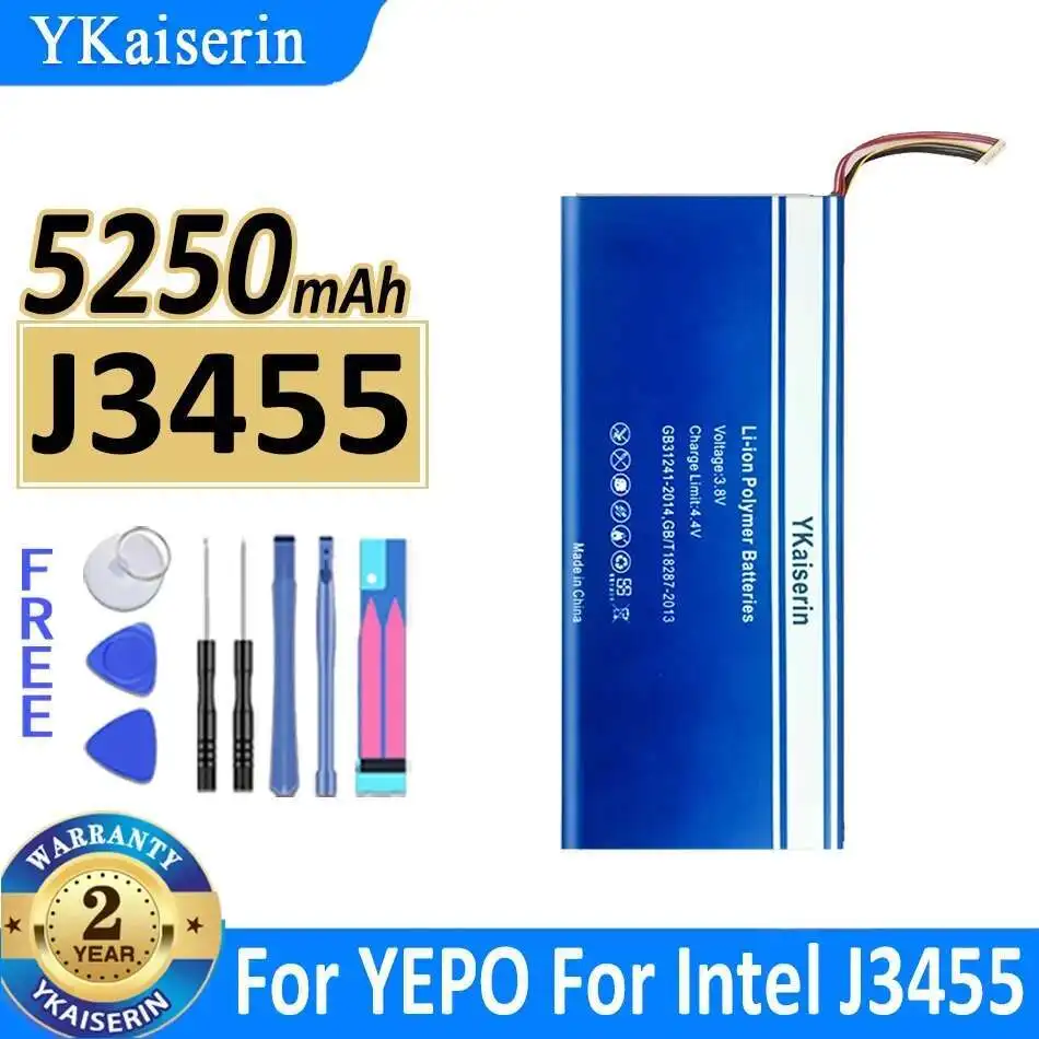 Высокоэффективный аккумулятор емкостью 5250 мАч для Yepo для ноутбука Intel J3455
Высокоэффективный аккумулятор емкостью 5250 мАч для Yepo для ноутбука Intel J3455
