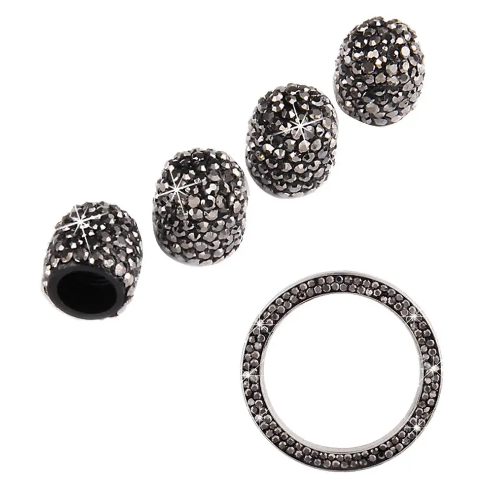 5Pcs Car Valve Stem Cap Rhinestone Tire Dust Cover Decorative Start Ignition Button Ring Accessories For Auto Vehicle
5Pcs Car Valve Stem Cap Rhinestone Tire Dust Cover Decorative Start Ignition Button Ring Accessories For Auto Vehicle