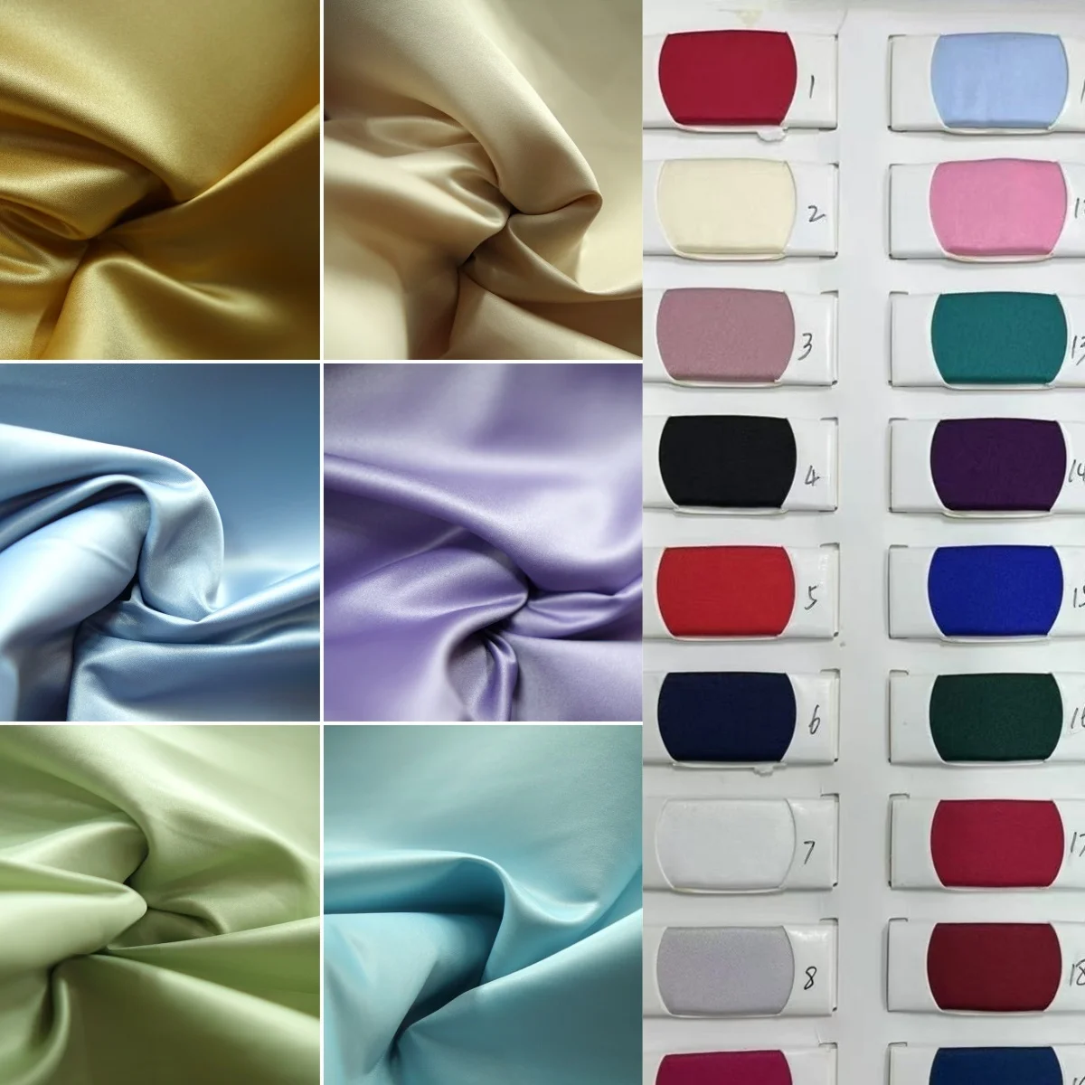 Soft satin fabric drape smooth sewing dress shirt pants evening gown fashionable clothing diy fabric
Soft satin fabric drape smooth sewing dress shirt pants evening gown fashionable clothing diy fabric