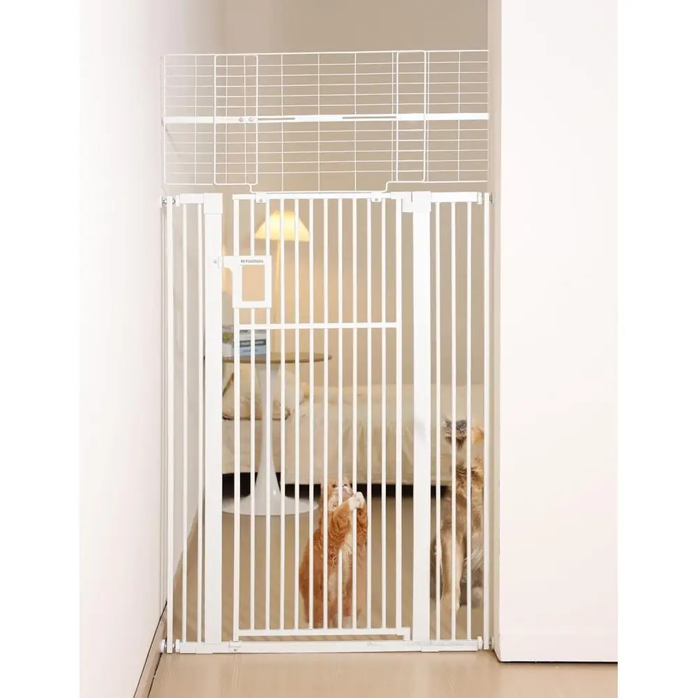 Модернизированные 71-дюймовые сверхвысокие ворота для домашних животных для кошек, кошачьи ворота с автоматическим закрыванием 29–43 дюйма для дверных проемов/ лестниц/прихожей, без сверления, монтируются под давлением
Модернизированные 71-дюймовые сверхвысокие ворота для домашних животных для кошек, кошачьи ворота с автоматическим закрыванием 29–43 дюйма для дверных проемов/ лестниц/прихожей, без сверления, монтируются под давлением