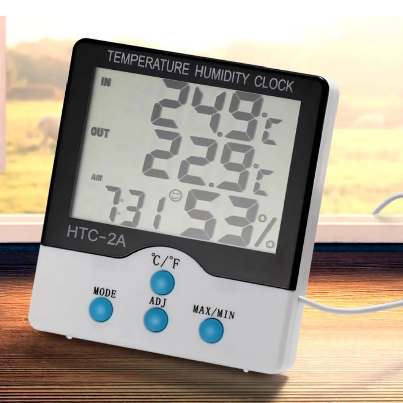 Измеритель температуры и влажности, электронный цифровой дисплей, промышленный высокоточный, настенный для дома и офиса, настольный беспроводной.
Измеритель температуры и влажности, электронный цифровой дисплей, промышленный высокоточный, настенный для дома и офиса, настольный беспроводной.