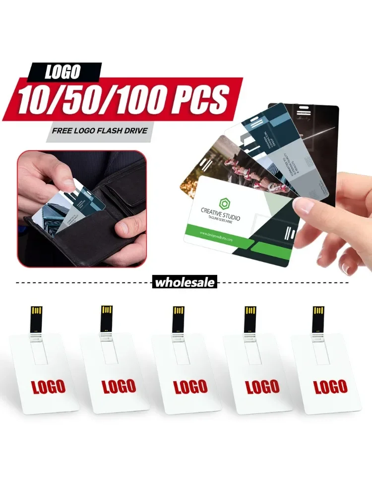 10-100PCS Color Printing Card USB Flash Drive 64GB Free Custom LOGO Memory Stick Creative Business Gifts Pen Drive 32GB Pendrive
10-100PCS Color Printing Card USB Flash Drive 64GB Free Custom LOGO Memory Stick Creative Business Gifts Pen Drive 32GB Pendrive