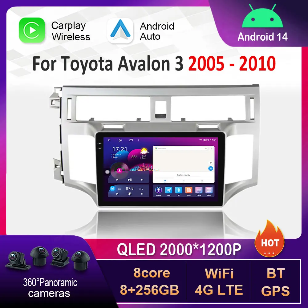 Автомобильный радиоприемник, мультимедийный плеер для Toyota Avalon 3 2005-2010 Android 14, интеллектуальная система, Wi-Fi, головное устройство, GPS Navi HD-экран
Автомобильный радиоприемник, мультимедийный плеер для Toyota Avalon 3 2005-2010 Android 14, интеллектуальная система, Wi-Fi, головное устройство, GPS Navi HD-экран