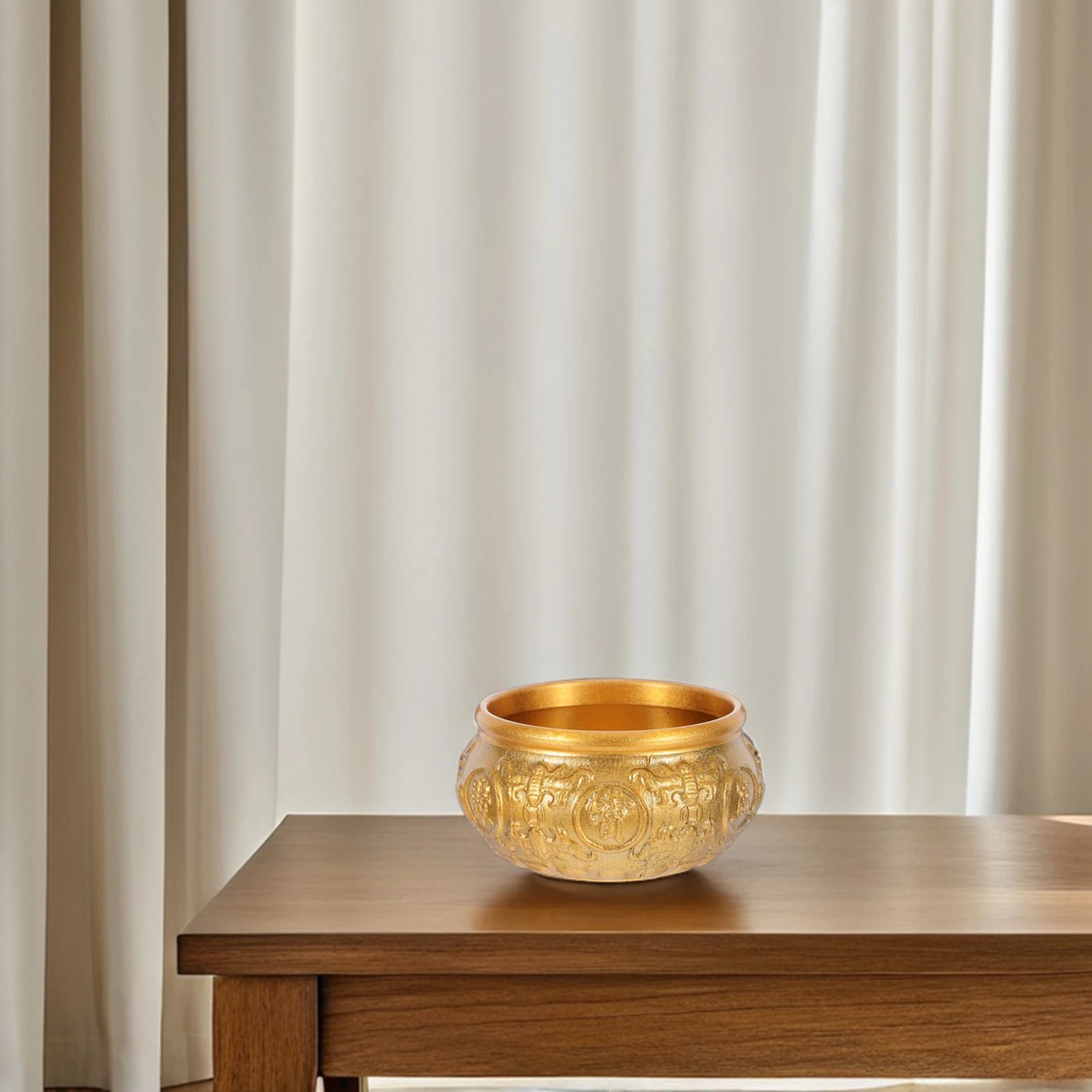 Copper Wealth Bowl Feng Shui Decorative Ornament Treasure Basins Living Room Prosperity Symbol Lucky Present Planter
Copper Wealth Bowl Feng Shui Decorative Ornament Treasure Basins Living Room Prosperity Symbol Lucky Present Planter