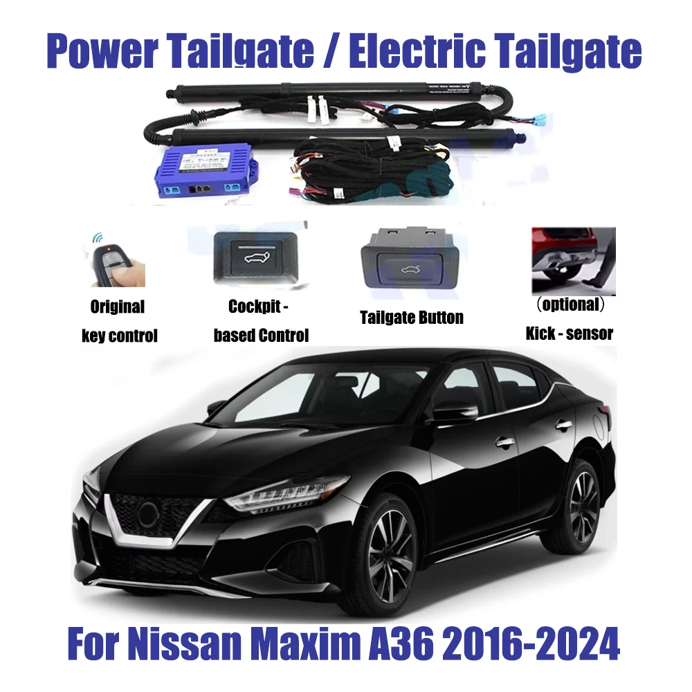 Для Nissan Maxim A36 2016-2024 автомобильный автоматический подъемный комплект, открывающий багажник, интеллектуальный электрический подъемник задней двери
Для Nissan Maxim A36 2016-2024 автомобильный автоматический подъемный комплект, открывающий багажник, интеллектуальный электрический подъемник задней двери