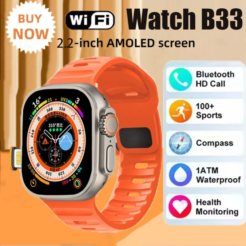 B33 4G Network Android Smartwatch объединяет 21-дюймовый дисплей Amoled с поддержкой SIM-карты GPS и WIFI для бесшовных глобальных вызовов
B33 4G Network Android Smartwatch объединяет 21-дюймовый дисплей Amoled с поддержкой SIM-карты GPS и WIFI для бесшовных глобальных вызовов